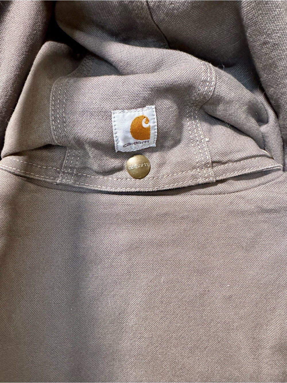 Carhartt Full Swing Hooded Work Jacket - Dusty Mauve size Small - Picture 7 of 7